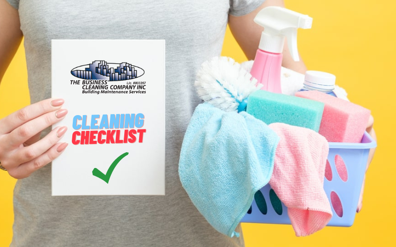 Cleaning checklist