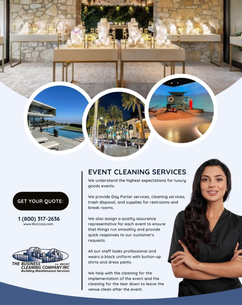 event cleaning services