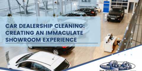 clean car dealership