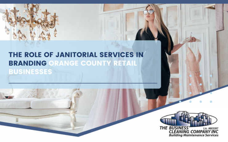 A pristine retail store in Orange County, reflecting the brand's commitment to excellence through impeccable janitorial services.